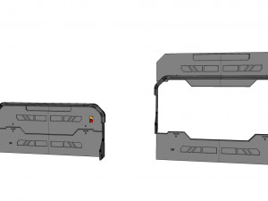 Sci fi door 3 3D मॉडल