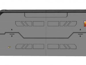 Sci fi door 3 3D मॉडल