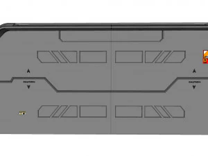 Sci fi door 3 3D Model