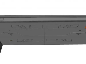 Sci fi door 3 3D Model