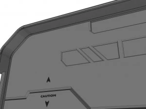 Sci fi door 3 3D Model