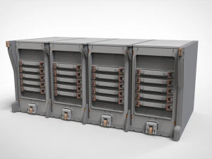 Sci-fi architecture kitbash 10 3D Model