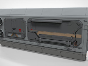 Sci-fi architecture kitbash 10 3D मॉडल