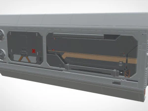 Sci-fi architecture kitbash 10 3D Model