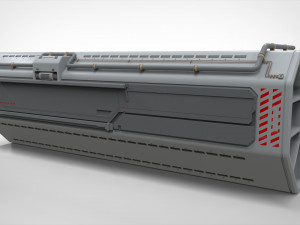 Sci-fi architecture kitbash 10 3D मॉडल