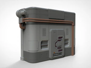 Sci fi door 5 3D Model