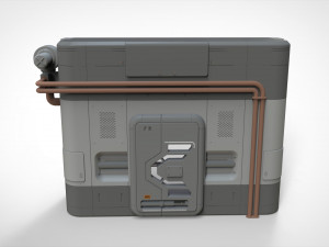 Sci fi door 5 3D मॉडल