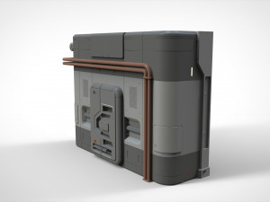 Sci fi door 5 3D मॉडल