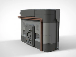 Sci fi door 5 3D Model