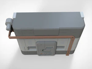 Sci fi door 5 3D Model