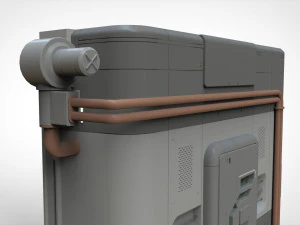 Sci fi door 5 3D Model