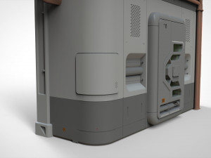 Sci fi door 5 3D मॉडल