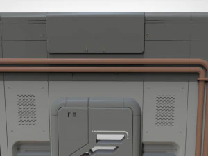 Sci fi door 5 3D Model