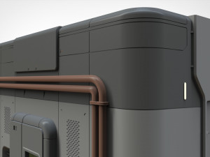 Sci fi door 5 3D मॉडल