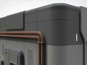 Sci fi door 5 3D Model