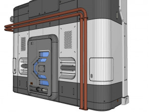 Sci fi door 5 3D मॉडल