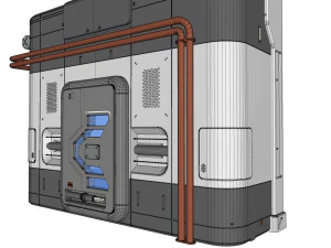 Sci fi door 5 3D Model