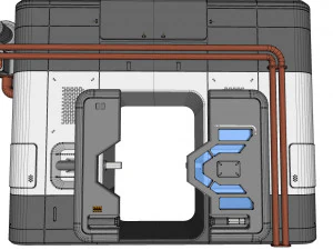 Sci fi door 5 3D Model