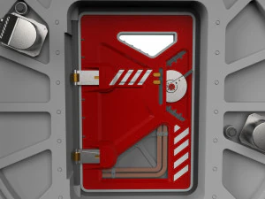 Porta fantascienza 7 Modello 3D