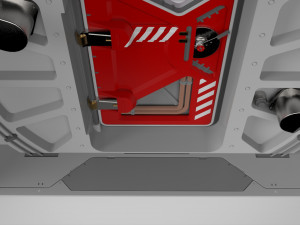 Sci fi door 7 3D Модель
