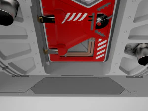 Porta fantascienza 7 Modello 3D