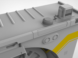 Sci fi door 7 3D Модель
