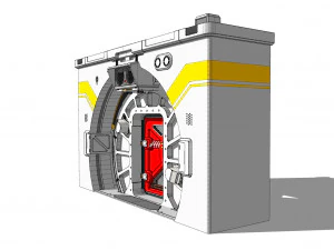 Porta fantascienza 7 Modello 3D