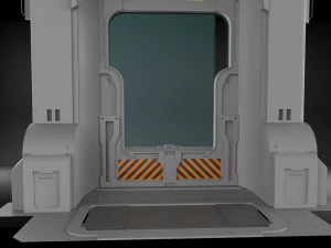 T&uuml;r 8 3D Modell