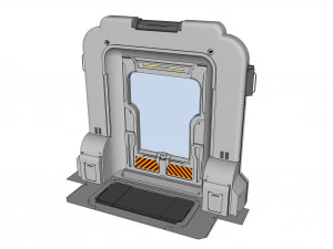 T&uuml;r 8 3D Modell