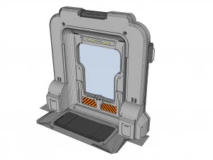 T&uuml;r 8 3D Modell