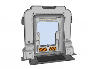 T&uuml;r 8 3D Modell