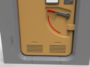Sci fi door 9 3D मॉडल