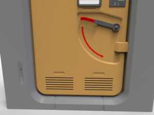 Sci fi door 9 3D Model