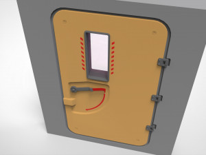 Sci fi door 9 3D मॉडल