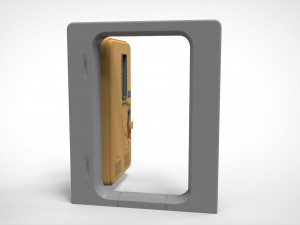 Sci fi door 9 3D मॉडल