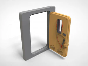 Sci fi door 9 3D Model