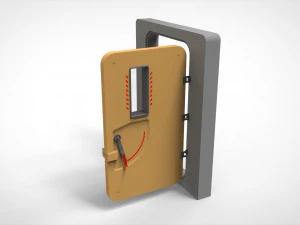 Sci fi door 9 3D Model