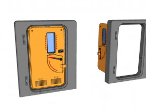 Sci fi door 9 3D Model
