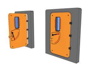 Sci fi door 9 3D Model
