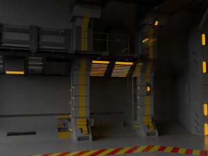 gates for the tunnel Modelo 3D
