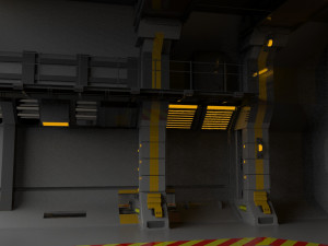 gates for the tunnel Modelo 3D