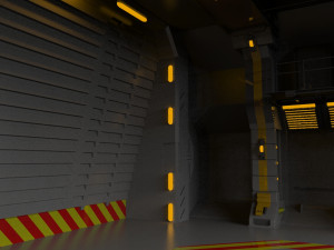 gates for the tunnel Modelo 3D