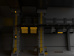 gates for the tunnel Modelo 3D