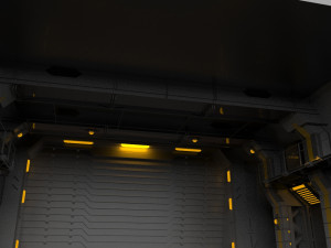 gates for the tunnel Modelo 3D
