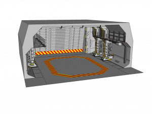 gates for the tunnel Modelo 3D