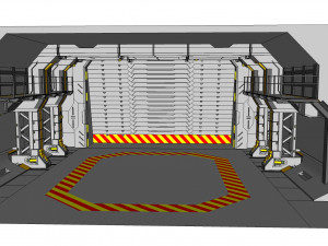 gates for the tunnel Modelo 3D