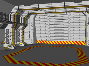 gates for the tunnel Modelo 3D