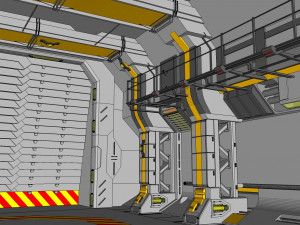 gates for the tunnel Modelo 3D