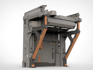 Halo 5 door 3D Model