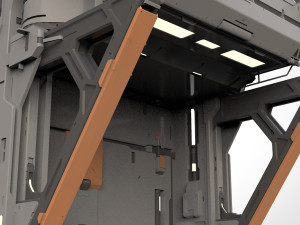 Halo 5 door 3D Model